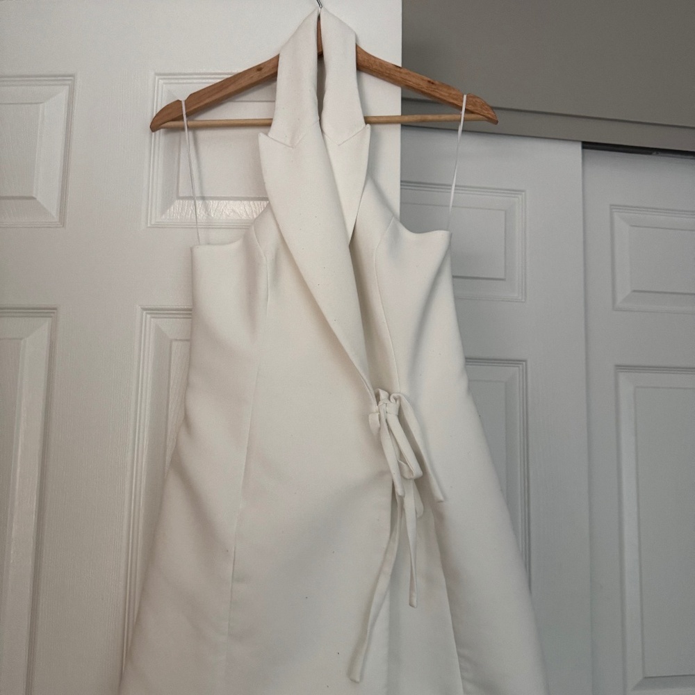 Zara White short dress
